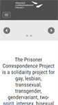 Mobile Screenshot of prisonercorrespondenceproject.com